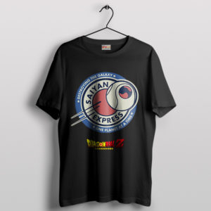 Adventure Saiyan Express Space Pod Black T-Shirt