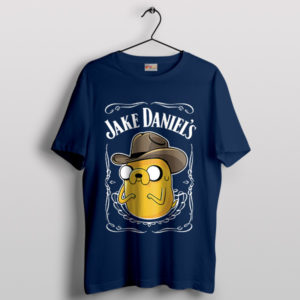 Adventure Time Jack The Dog Whiskey Navy T-Shirt