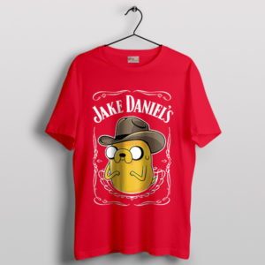 Adventure Time Jack The Dog Whiskey Red T-Shirt