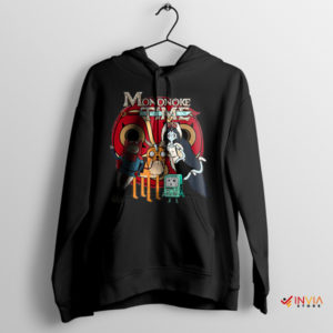 Adventure Time Princess Mononoke Art Black Hoodie