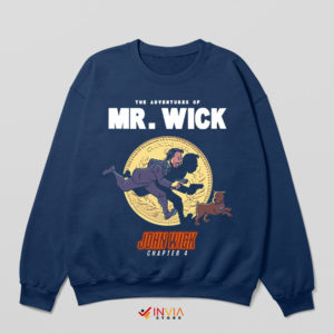 Adventures of Film John Wick 4 Navy Sweatshirt