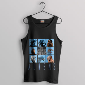 Aliens Movie Comic The Bunch Black Tank Top