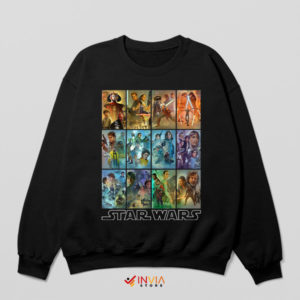 All Star Wars Movies Poster Art Sweatshirt