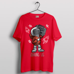 Among Us Astral Melodies Space Red T-Shirt