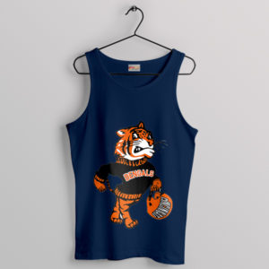 Animal Bengals Cincinnati Mascot Navy Tank Top