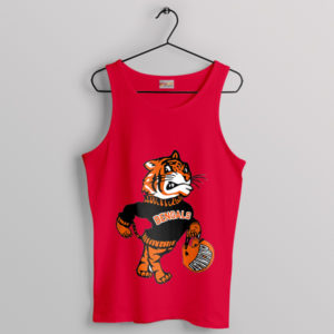 Animal Bengals Cincinnati Mascot Red Tank Top