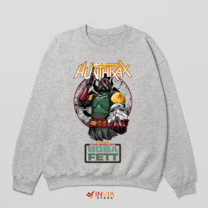 Anthrax Style Boba Fett Merch Sport Grey Sweatshirt