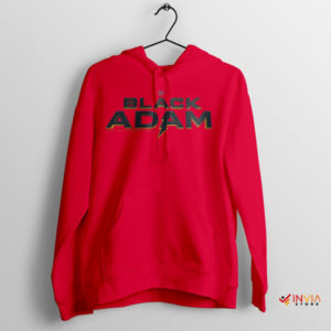 Anti-Hero Black Adam Movie Merch Red Hoodie