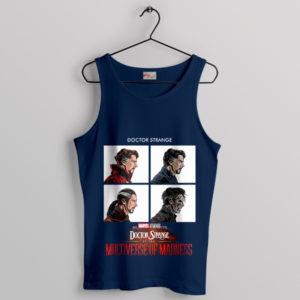 Art Doctor Strange Demon Days Gorillaz Navy Tank Top