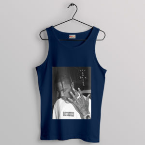 Astro Jack's Magic Travis Scott Graphic Navy Tank Top