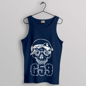 Authentic G 59 Records Style Navy Tank Top