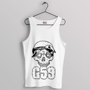 Authentic G 59 Records Style White Tank Top