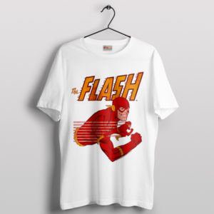 Back in Time with The Flash Vintage White T-Shirt