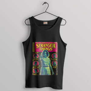 Back to Hawkins Stranger Things Comic Black Tank Top