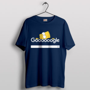 Bard Google AI Funhouse Bart Navy T-Shirt