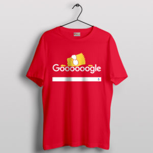 Bard Google AI Funhouse Bart Red T-Shirt