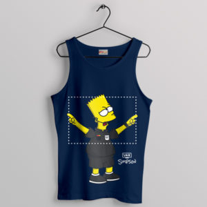 Bart Referee VAR Football Funny Navy Tank Top