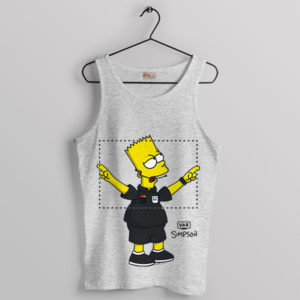 Bart Referee VAR Football Funny Sport Grey Tank Top