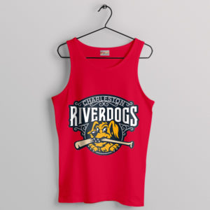 Basebal Pride Charleston RiverDogs Red Tank Top