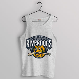 Basebal Pride Charleston RiverDogs Sport Grey Tank Top