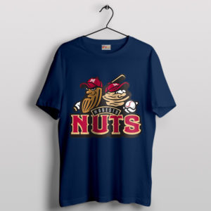 Baseball Fan Essential Modesto Nuts Navy T-Shirt