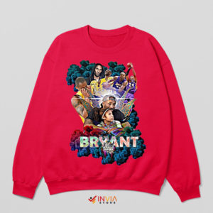 Basketball Fans Kobe and Gigi Red Sweatshirt