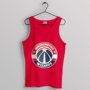 Basketball Wizards Fanwear Merch Red Tank Top