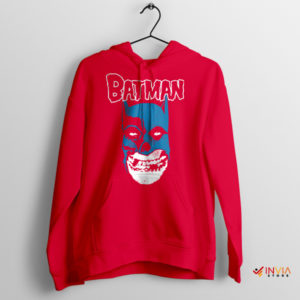 Batman Faceoff Misfits Band Symbol Red Hoodie