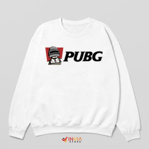 Battle Royale Chicken Dinner KFC White Sweatshirt