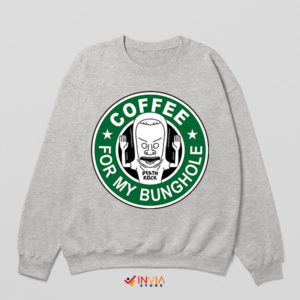 Beavis and Butt-Head Enjoy Coffeehouse Sport Grey Sweatshirt