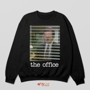 Behind the Blinds with Michael Scott Black Sweatshirt