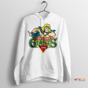 Belfast Giants Pride in Every Stitch White Hoodie