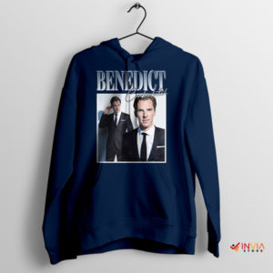 Benedict Cumberbatch Signature Style Navy Hoodie