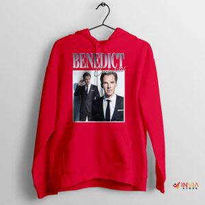 Benedict Cumberbatch Signature Style Red Hoodie