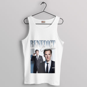 Benedict Cumberbatch Signature Style White Tank Top