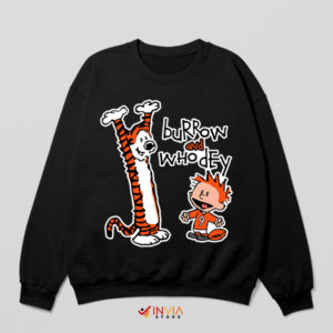 Bengals Magic Calvin and Hobbes Black Sweatshirt