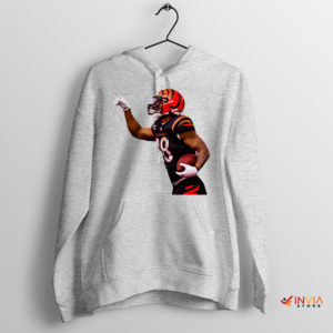 Bengals Superstar Joe Mixon Fanwear Sport Grey Hoodie