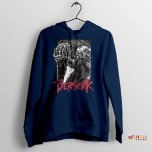 Berserk Mercenary Legend Guts Anime Navy Hoodie