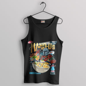 Beskar Bounty Cereal Galore Mando Black Tank Top