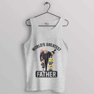 Best Dad Goals Gru Despicable Me Sport Grey Tank Top