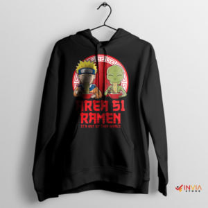 Best Naruto Ramen Near Area 51 Black Hoodie