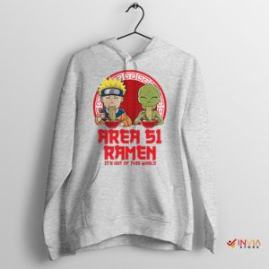 Best Naruto Ramen Near Area 51 Sport Grey Hoodie