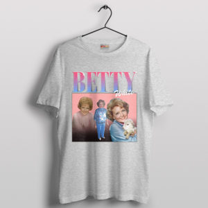 Betty White Vintage The Golden Girls Sport Grey T-Shirt