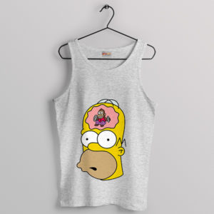 Big Homer Head Monkey Sport Grey Tank Top