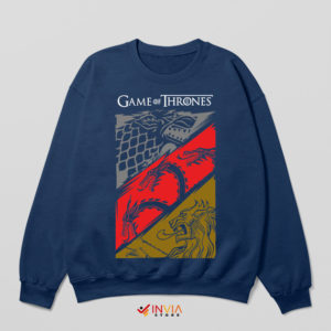 Biggest Dragon Game of Thrones Navy Sweatshirt