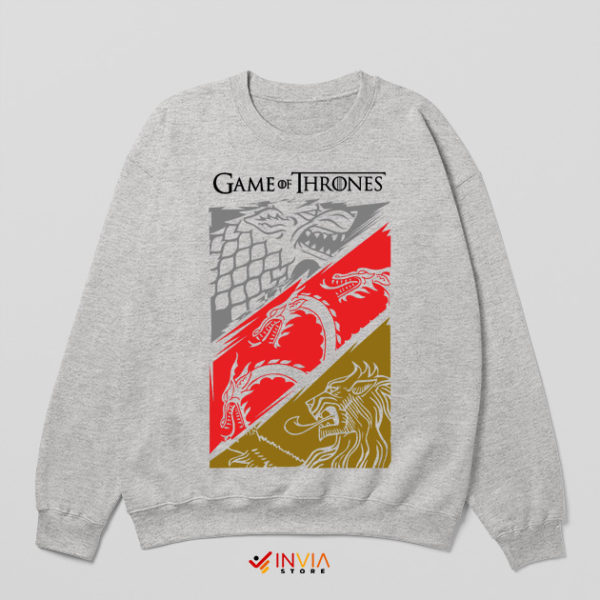 Biggest Dragon Game of Thrones Sport Grey Sweatshirt