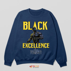 Black history in Style Wakanda Forever Navy Sweatshirt