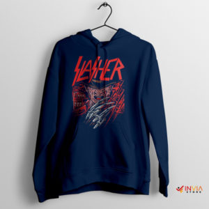 Blood Nightmare Freddy Krueger Slasher Navy Hoodie