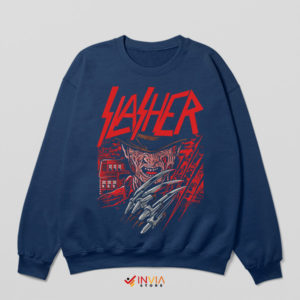 Bloodlust in Dreams Freddy Krueger Navy Sweatshirt