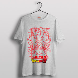 Blueprint for Saiyan Supremacy Goku Sport Grey T-Shirt